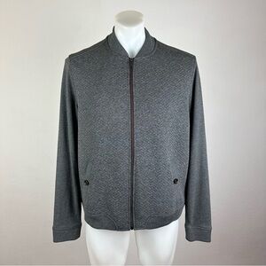 Ted Baker Varsity Collar Cardigan-Style Zip-Up Sweater